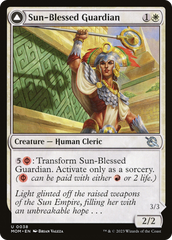 Sun-Blessed Guardian // Furnace-Blessed Conqueror [March of the Machine] | Grognard Games