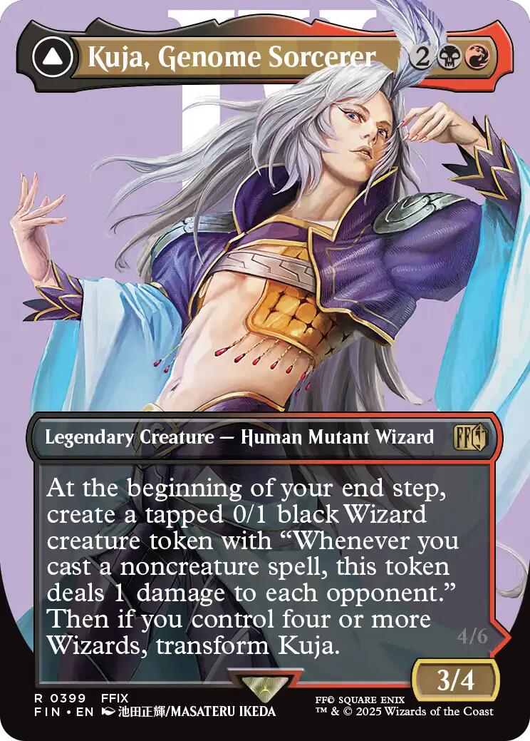 Kuja, Genome Sorcerer // Trance Kuja, Fate Defied (Borderless) [FINAL FANTASY] | Grognard Games