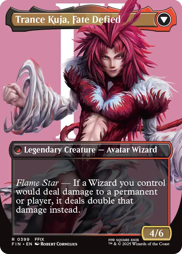 Kuja, Genome Sorcerer // Trance Kuja, Fate Defied (Borderless) [FINAL FANTASY] | Grognard Games