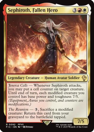 Sephiroth, Fallen Hero [FINAL FANTASY Commander] | Grognard Games