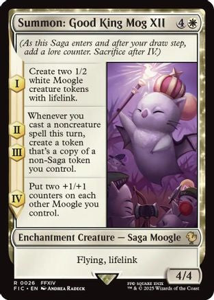 Summon: Good King Mog XII [FINAL FANTASY Commander] | Grognard Games