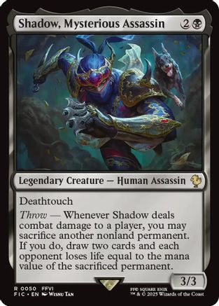 Shadow, Mysterious Assassin [FINAL FANTASY Commander] | Grognard Games