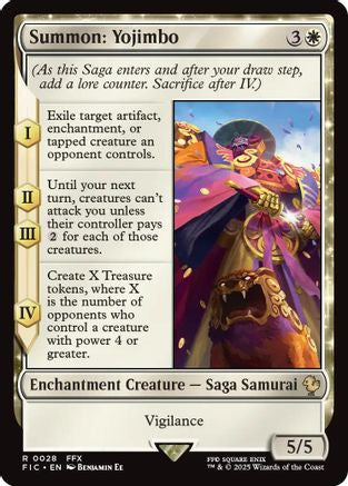 Summon: Yojimbo [FINAL FANTASY Commander] | Grognard Games