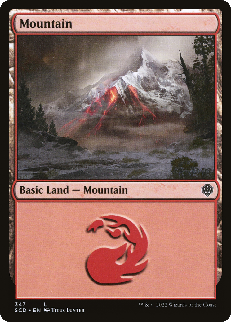 Mountain (347) [Starter Commander Decks] | Grognard Games