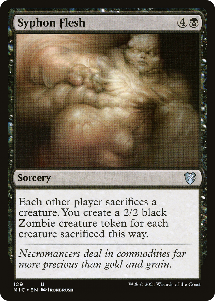 Syphon Flesh [Innistrad: Midnight Hunt Commander] | Grognard Games