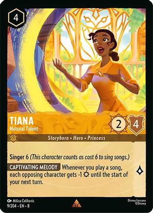 Tiana - Natural Talent (9/204) [Reign of Jafar] | Grognard Games