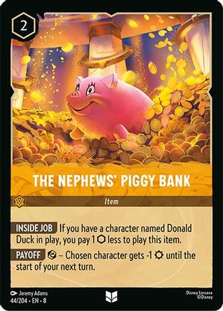 The Nephews' Piggy Bank (44/204) [Reign of Jafar] | Grognard Games