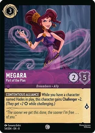 Megara - Part of the Plan (54/204) [Reign of Jafar] | Grognard Games