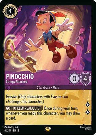 Pinocchio - Strings Attached (61/204) [Reign of Jafar] | Grognard Games