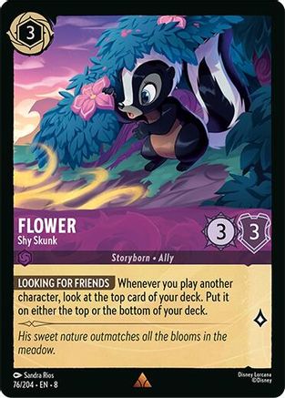 Flower - Shy Skunk (76/204) [Reign of Jafar] | Grognard Games