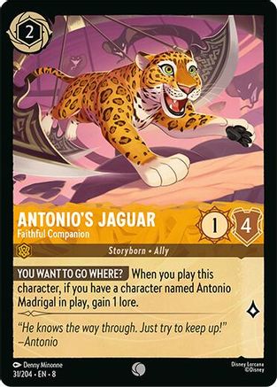 Antonio's Jaguar - Faithful Companion (31/204) [Reign of Jafar] | Grognard Games