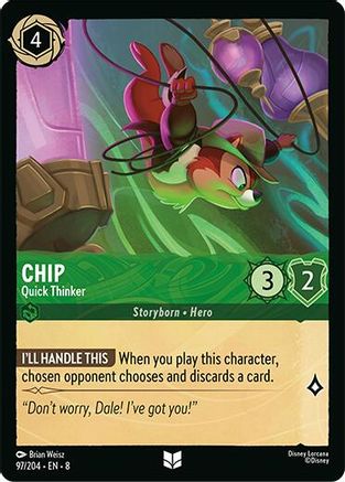Chip - Quick Thinker (97/204) [Reign of Jafar] | Grognard Games