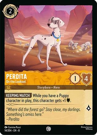 Perdita - On the Lookout (14/204) [Reign of Jafar] | Grognard Games