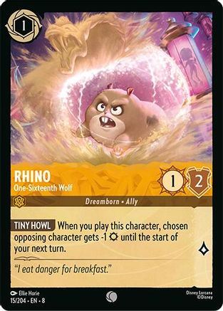 Rhino - One-Sixteenth Wolf (15/204) [Reign of Jafar] | Grognard Games