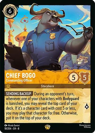 Chief Bogo- Commanding Officer (18/204) [Reign of Jafar] | Grognard Games