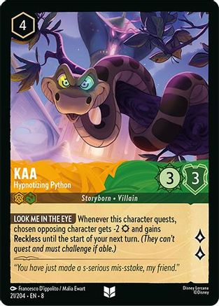 Kaa - Hypnotizing Python (21/204) [Reign of Jafar] | Grognard Games