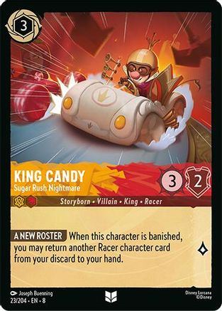King Candy - Sugar Rush Nightmare (23/204) [Reign of Jafar] | Grognard Games