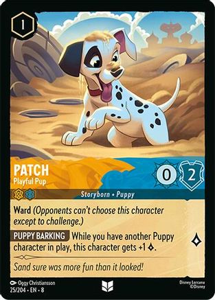 Patch - Playful Pup (25/204) [Reign of Jafar] | Grognard Games