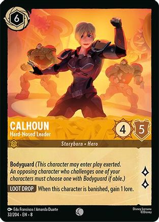 Calhoun - Hard-Nosed Leader (32/204) [Reign of Jafar] | Grognard Games