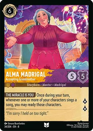 Alma Madrigal - Accepting Grandmother (34/204) [Reign of Jafar] | Grognard Games