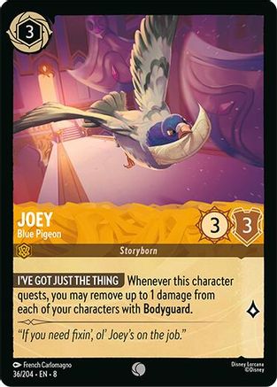 Joey - Blue Pigeon (36/204) [Reign of Jafar] | Grognard Games