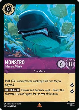 Monstro - Infamous Whale (64/204) [Reign of Jafar] | Grognard Games