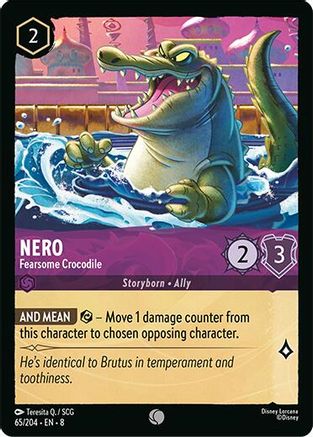 Nero - Fearsome Crocodile (65/204) [Reign of Jafar] | Grognard Games