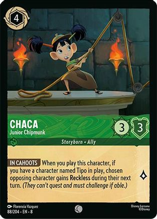 Chaca - Junior Chipmunk (88/204) [Reign of Jafar] | Grognard Games