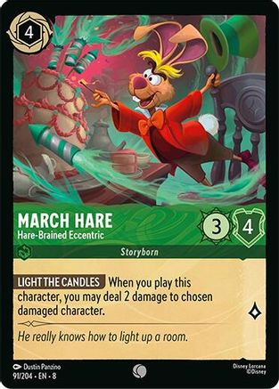 March Hare - Hare-Brained Eccentric (91/204) [Reign of Jafar] | Grognard Games