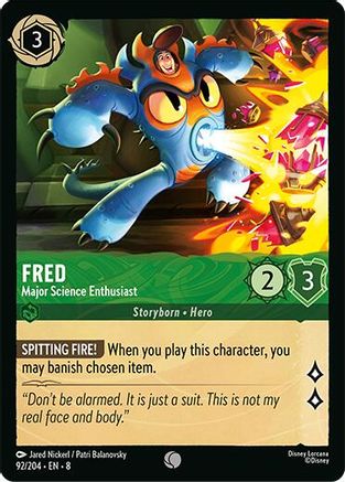 Fred - Major Science Enthusiast (92/204) [Reign of Jafar] | Grognard Games