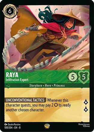 Raya - Infiltration Expert (100/204) [Reign of Jafar] | Grognard Games