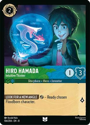 Hiro Hamada - Intuitive Thinker (106/204) [Reign of Jafar] | Grognard Games