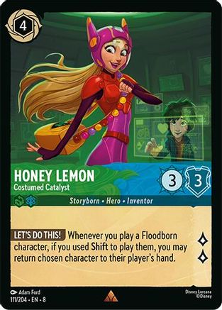 Honey Lemon - Costumed Catalyst (111/204) [Reign of Jafar] | Grognard Games