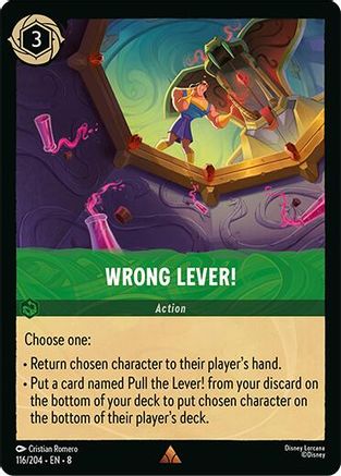 Wrong Lever! (116/204) [Reign of Jafar] | Grognard Games