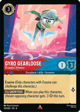 Gyro Gearloose - Eccentric Inventor (123/204) [Reign of Jafar] | Grognard Games