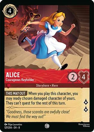 Alice - Courageous Keyholder (127/204) [Reign of Jafar] | Grognard Games