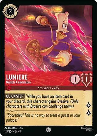 Lumiere - Nimble Candelabra (128/204) [Reign of Jafar] | Grognard Games
