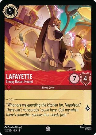 Lafayette - Sleepy Basset Hound (132/204) [Reign of Jafar] | Grognard Games