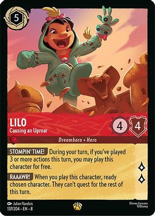 Lilo - Causing an Uproar (137/204) [Reign of Jafar] | Grognard Games