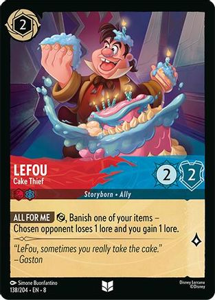 LeFou - Cake Thief (138/204) [Reign of Jafar] | Grognard Games