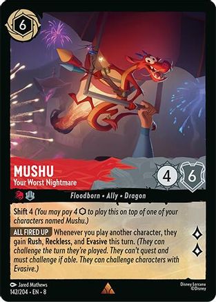 Mushu - Your Worst Nightmare (142/204) [Reign of Jafar] | Grognard Games