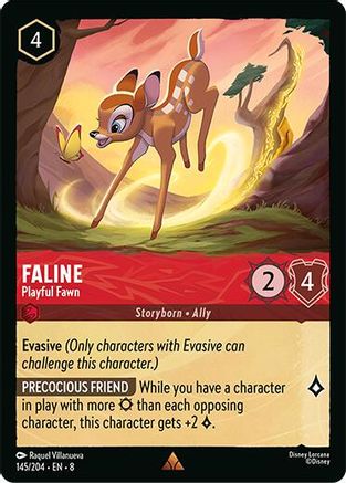 Faline - Playful Fawn (145/204) [Reign of Jafar] | Grognard Games