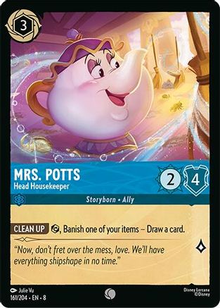 Mrs.Potts - Head Housekeeper (161/204) [Reign of Jafar] | Grognard Games