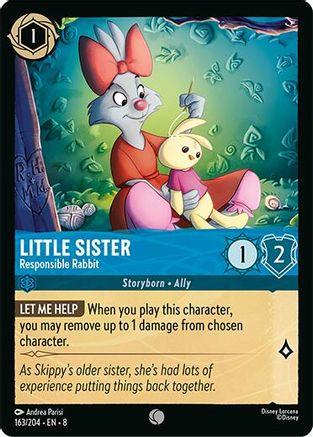 Little Sister - Responsible Rabbit (163/204) [Reign of Jafar] | Grognard Games