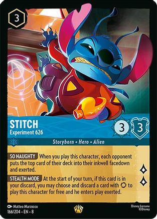 Stitch - Experiment 626 (166/204) [Reign of Jafar] | Grognard Games