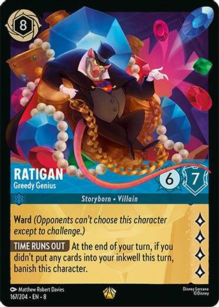 Ratigan - Greedy Genius (167/204) [Reign of Jafar] | Grognard Games