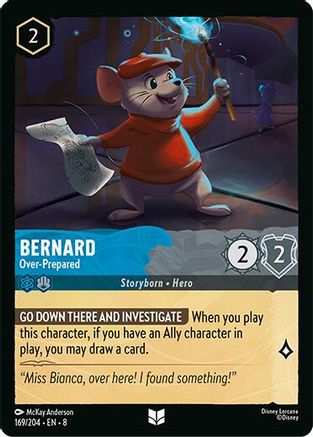 Bernard - Over Prepared (169/204) [Reign of Jafar] | Grognard Games