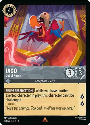 Iago - Out of Reach (195/204) [Reign of Jafar] | Grognard Games