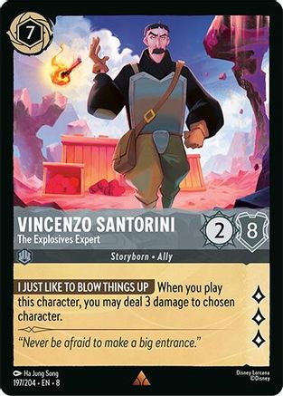 Vincenzo Santorini - The Explosives Expert (197/204) [Reign of Jafar] | Grognard Games