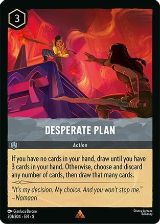 Desperate Plan (201/204) [Reign of Jafar] | Grognard Games